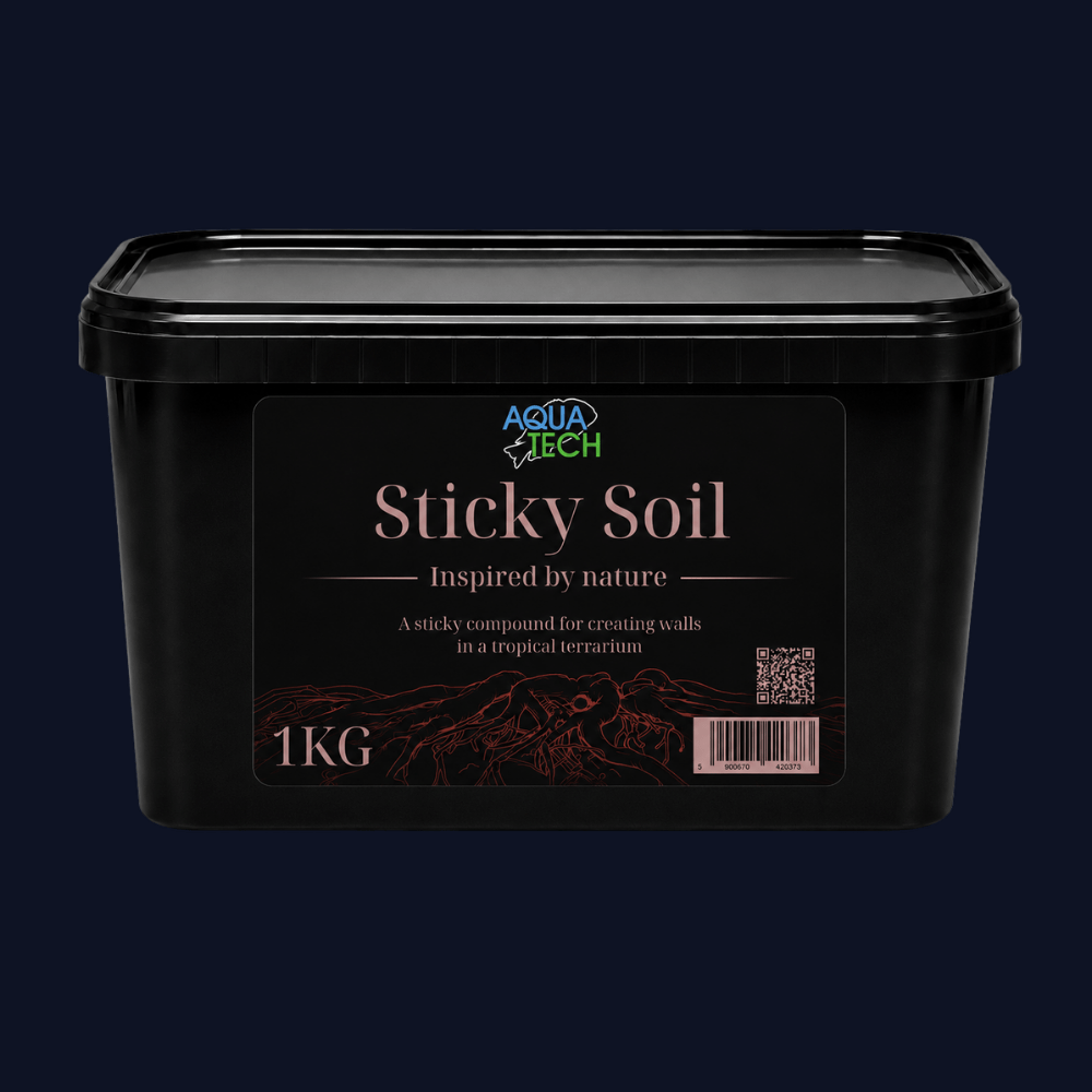Aqua-Tech Sticky Soil, lepka masa glebowa do budowy ścianek w terrarium