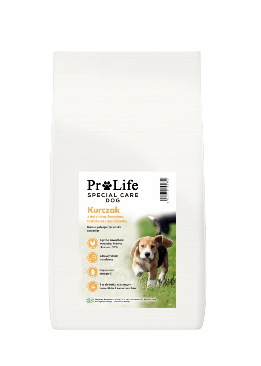 ProLife GrainFree Kurczak z indykiem i łososiem – karma dla szczeniąt