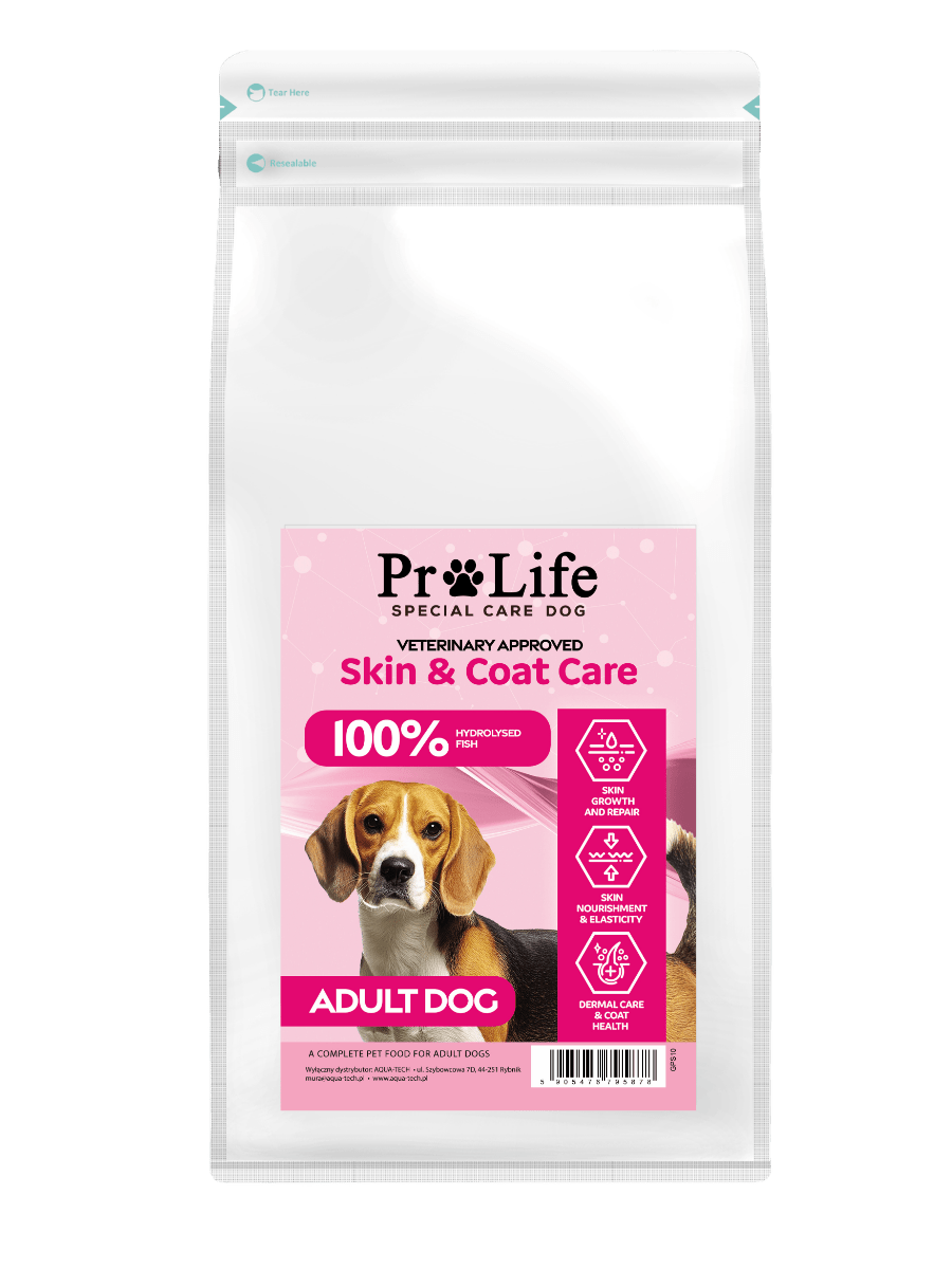 ProLife Skin & Coat Care – karma weterynaryjna z hydrolizowanym łososiem dla dorosłych psów