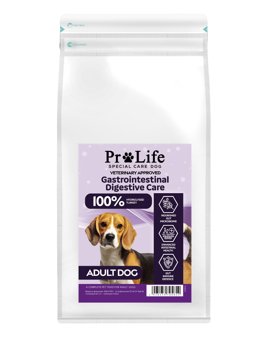 ProLife Gastrointestinal Digestive Care – karma weterynaryjna dla dorosłych psów z hydrolizowanym indykiem