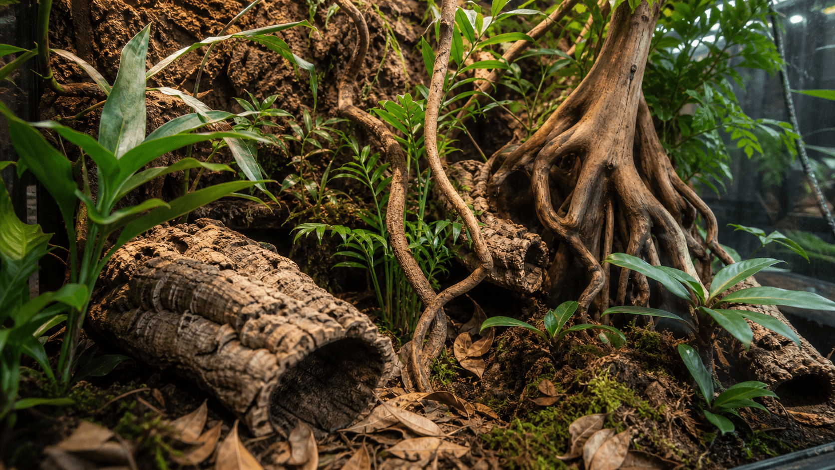 Naturalne dekoracje do terrarium
